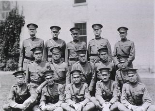 U.S. Army, Carlisle Camp, Iowa: Group of Dental Officers from the S.G.O., R.O.T.C. and M.F.S.S