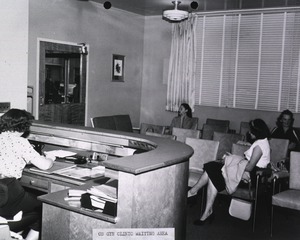 U.S. Army. Martin Army Hospital, Fort Benning, Ga: Interior view- OB Gyn Clinic Waiting Area