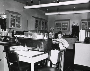 U.S. Army. Martin Army Hospital, Fort Benning, Ga: Interior view- Chemistry Laboratory