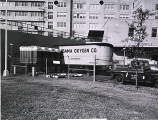 U.S. Army. Martin Army Hospital, Fort Benning, Ga: Exterior view- Central Oxygen Storage