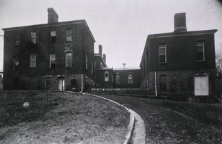 U.S. Army Post Hospital, Fort Thomas, Kentucky: Shows rear view of annex containing prison ward, kitchen and dining room