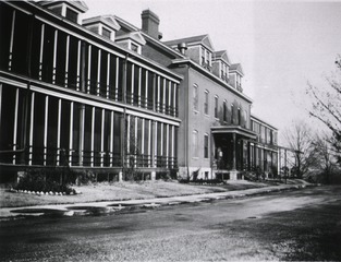 U.S. Army. Post Hospital, Fort Oglethorpe, Ga: Front view of Main Building