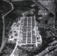 U.S. Army. Lovell General Hospital, Fort Devens, Mass: Aerial view
