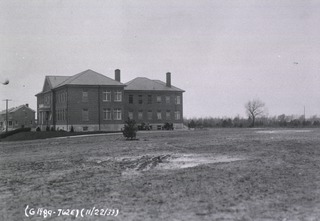 U.S. Army. Station Hospital, Selfridge Field, Mich: Exterior view- East side