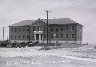 U.S. Army. Station Hospital, Selfridge Field, Mich: Exterior view- South side