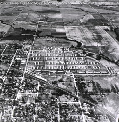 U.S. Army, Borden General Hospital, Chickasha, Oklahoma: Aerial view