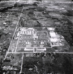 U.S. Army, Glennan General Hospital, Okmulgee, Oklahoma: Aerial view