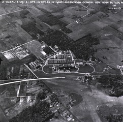 U.S. Army, Deshon General Hospital, Butler, Pennsylvania: Aerial view
