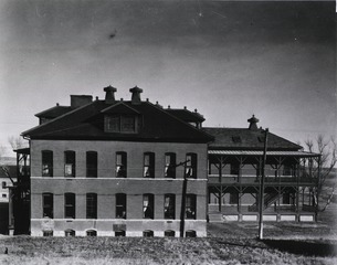 U.S. Army, Station Hospital, Fort Meade, SD: Rear view