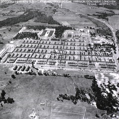U.S. Army, Harmon General Hospital, Longview, TX: Aerial view