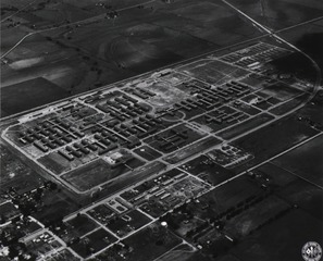 U.S. Army Hospital, McCloskey General Hospital, Temple, TX: Aerial view