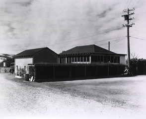 U.S. Army Station Hospital, Kelly Field, TX: Rear view of NCO quarters