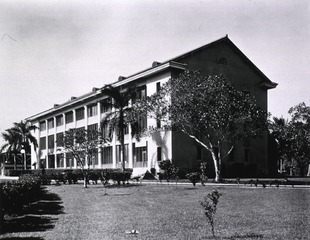 U.S. Army. Station Hospital, Fort Amador, Canal Zone: Exterior view- Administration Building