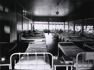 U.S. Army. Station Hospital, Corozal, Canal Zone: Interior view- Medical Ward