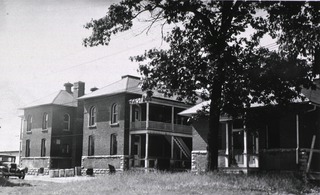 U.S. Army Station Hospital, Fort Ethan Allen, VT: View of rear of wings