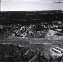 U.S. Army Convalescent Hospital, Fort George Wright, WA: Aerial view