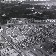 U.S. Army, Madigan Army Hospital, Tacoma, WA: Aerial view