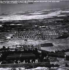 U.S. Army, McCaw General Hospital, Walla Walla, WA: Aerial view
