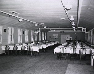 U.S. Army Air Force Hospital, Davis-Monthan Air Force Base, Tucson, Arizona: Interior of dining room