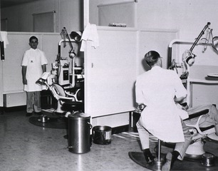 U.S. Army Air Force Hospital, Davis-Monthan Air Force Base, Tucson, Arizona: Interior of dental clinic