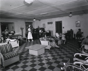 U.S. Air Force Hospital, Tyndale Air Force Base, Panama City, FL: Dependent's waiting room