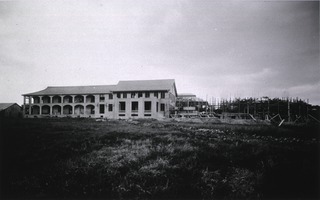 U.S. Army. Post Hospital, Fort WM. McKinley, P.I: Front view- New Hospital