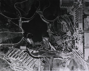 U.S. Naval Hospital, Corona, CA: Aerial view