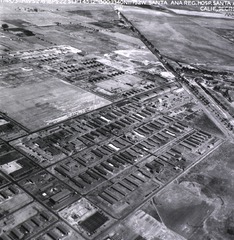 U.S. Army Air Base. Regional Hospital, Santa Ana, Ca: Aerial view