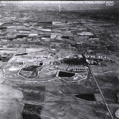 U.S. Army Air Forces. Convalescent Hospital, Fort Logan, Colorado: Aerial view