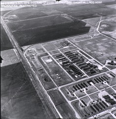 U.S. Army Air Forces. Regional Hospital, Smoky Hill Army Air Field, Salina, Kan: Aerial view