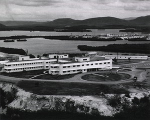 U.S. Naval Hospital, Guantanamo Bay, Cuba: Aerial view