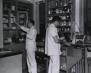 U.S. Air Force. Hospital, Barksdale AFB, Shreveport, La: Interior view- Pharmacy