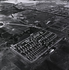 U.S. Army Air Forces. Regional Hospital, Lincoln, Neb: Aerial view