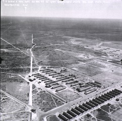 U.S. Army Air Forces. Regional Hospital, Pyote Army Air Field, Texas: Aerial view