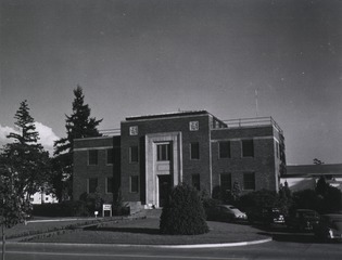 U.S. Air Force. Hospital, McChord Air Force Base, Tacoma, Wash: Exterior view- Main Building