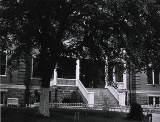 U.S. Air Force. Hospital, Francis E. Warren Air Force Base, Cheyenne, Wyo: Exterior view- Main Building