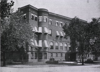 Central Dispensary and Emergency Hospital, Washington, D.C: Exterior view- The South Front of the Building