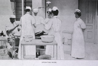 Central Dispensary and Emergency Hospital, Washington, D.C: Interior view- Operating Room