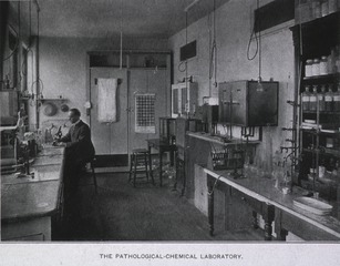 Central Dispensary and Emergency Hospital, Washington, D.C: Interior view- Pathological-Chemical Laboratory