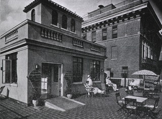 Central Dispensary and Emergency Hospital, Washington, D.C: Exterior view of Solarium Roof