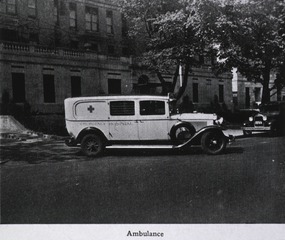 Central Dispensary and Emergency Hospital, Washington, D.C: Ambulance
