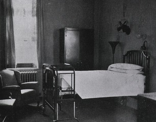 Central Dispensary and Emergency Hospital, Washington, D.C: Interior view- Private Room, New East Wing