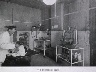 Central Dispensary and Emergency Hospital, Washington, D.C: Interior view- Emergency Room