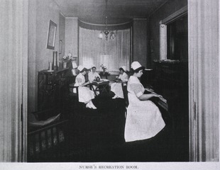 Central Dispensary and Emergency Hospital, Washington, D.C: Interior view- Nurses Recreation Room