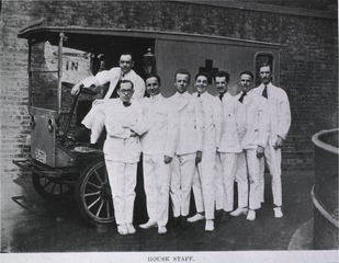 Central Dispensary and Emergency Hospital, Washington, D.C: House Staff and Auto-Ambulance