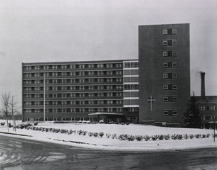 Providence Hospital, Washington, D.C: Exterior view- Main Entrance