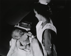 Presbyterian Hospital, Chicago, Ill: Nurse with Baby