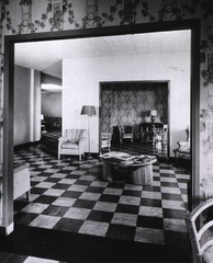 Wesley Memorial Hospital, Chicago, Ill: Interior view- Waiting Room