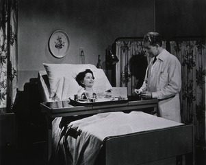 Wesley Memorial Hospital, Chicago, Ill: Doctor and Young Patient