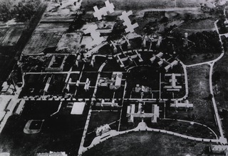 U.S. Veterans Administration Hospital, Downey, Ill: Aerial view